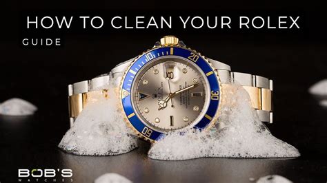 how to clean a rolex.